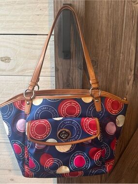 Coach Polka Dot Leah F14667 Amazing Condition with slight water marking inside